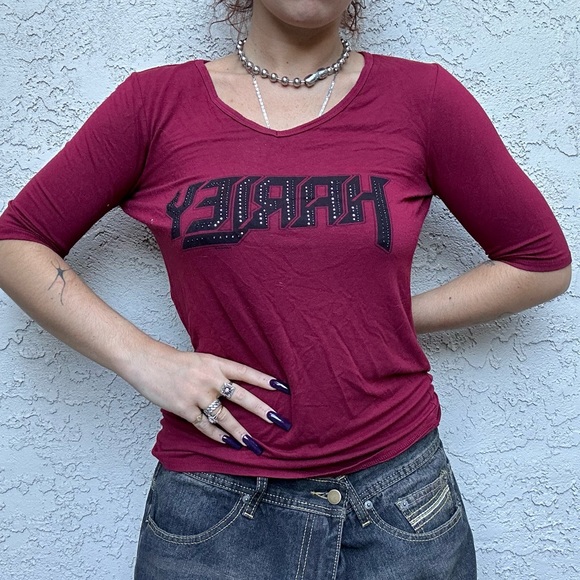 Y2k Nineties Harley-Davidson Tee - Picture 10 of 10